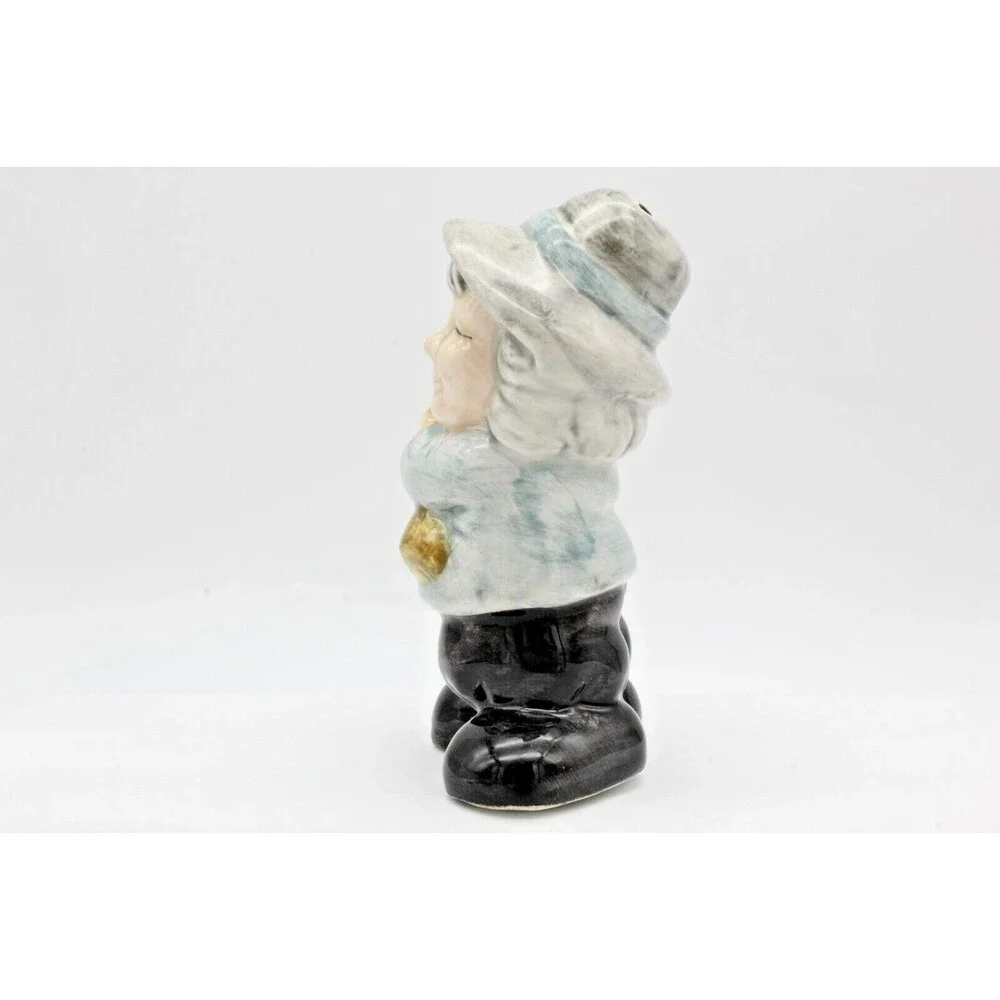 Harvest Pilgrim Salt and Pepper Shakers Thanksgiving RGA 1994 Corn Wheat Vintage